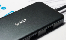 Black Anker USB-C hub