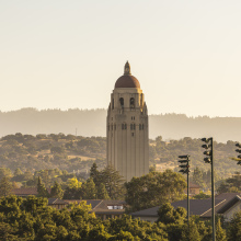 A general view of the Hoover Tower