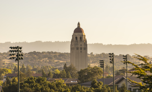 A general view of the Hoover Tower