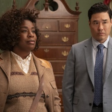 zo Aduba as Cordelia Cupp, Randall Park as Edwin Park in Netflix's "The Residence."