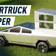 The CyberTruck can turn into a high-tech camper thanks to this add-on — Future Blink