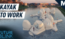 You have to take a kayak to get to this floating co-working space — Future Blink