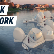 You have to take a kayak to get to this floating co-working space — Future Blink