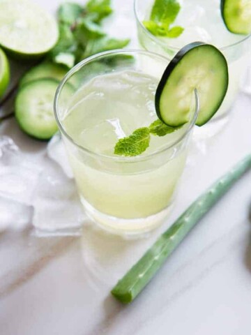 Aloe Martini Recipe | HelloGlow.co