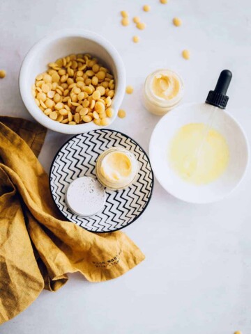 Making shea butter cleansing balm