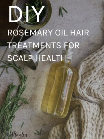 Rosemary oil for scalp health