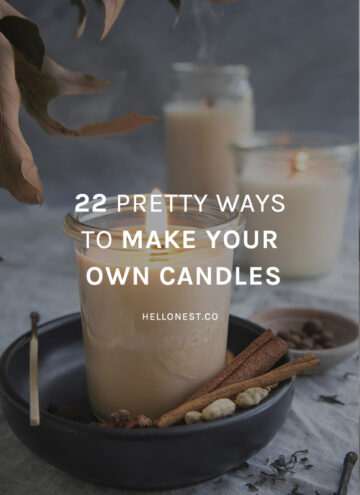 22 Pretty Ways To Make Your Own Candles