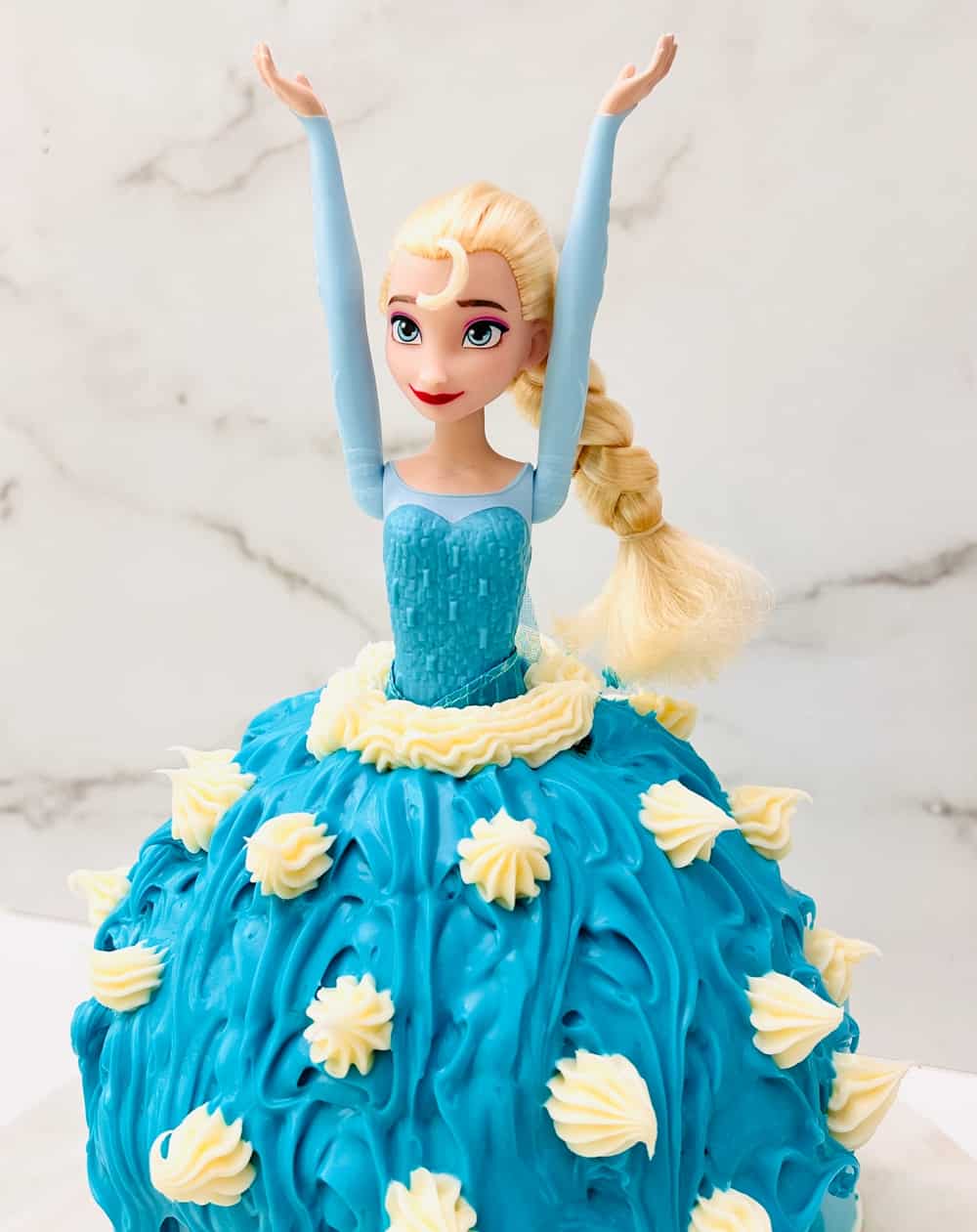 Easy Elsa Princess Cake