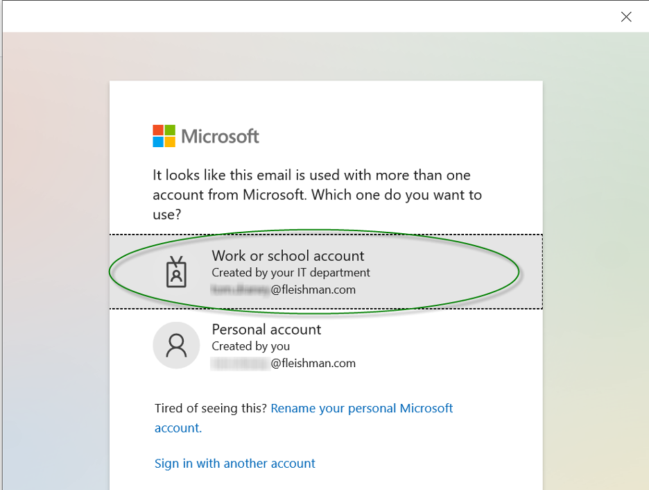 Microsoft Login