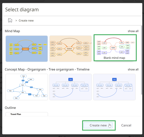 Interactive exercises - Mindomo Help