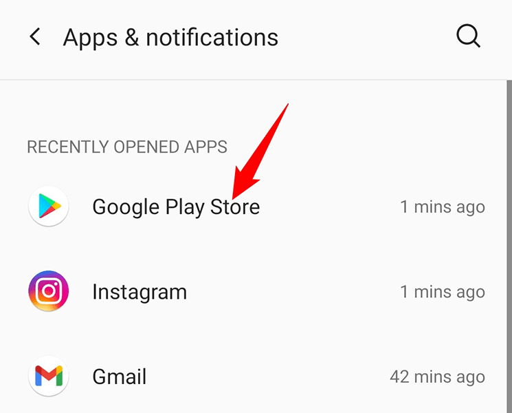 Access Google Play Store App