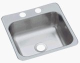 Single basin kitchen sink