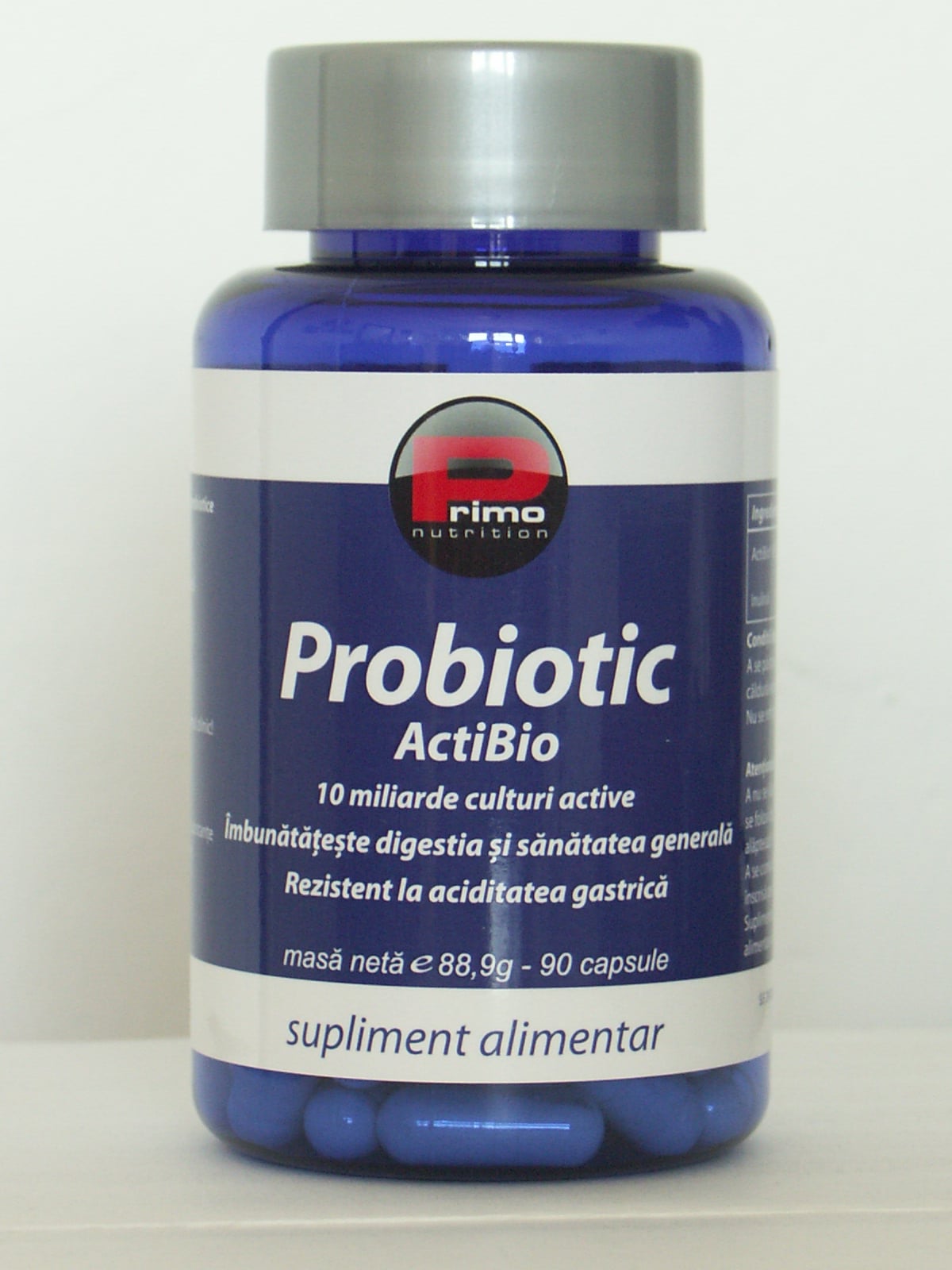 Probiotic ActiBio (probiotice naturale), 10 miliarde, 90 cps, Primo ...