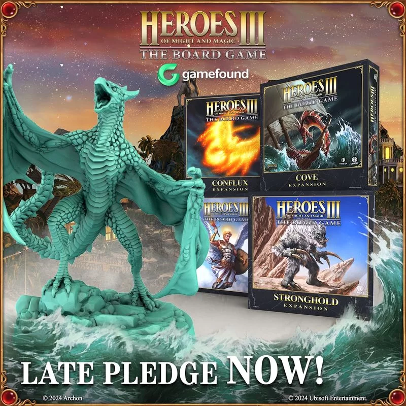 Heroes of Might & Magic III: The Board Game - Stronghold, Conflux & Cove Expansions