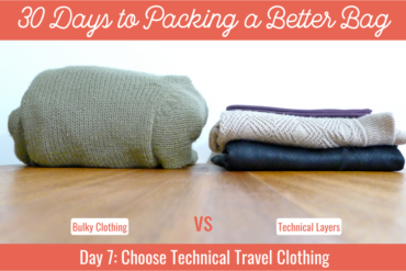 day 7: research technical clothing options and benefits.