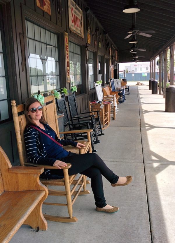 Brooke at Cracker Barrell