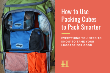 how to use packing cubes to pack smarter