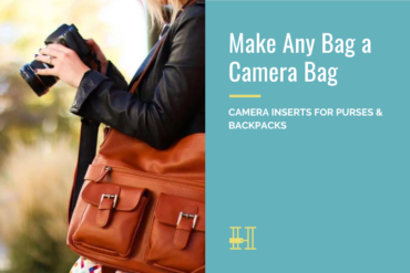 Make Any Bag a Camera Bag using camera inserts