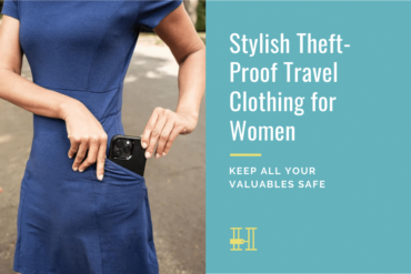 stylish theft proof travel clothing for women