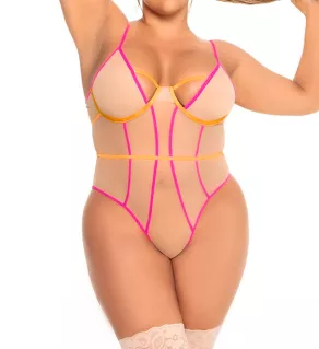 Plus Size Underwire Teddy