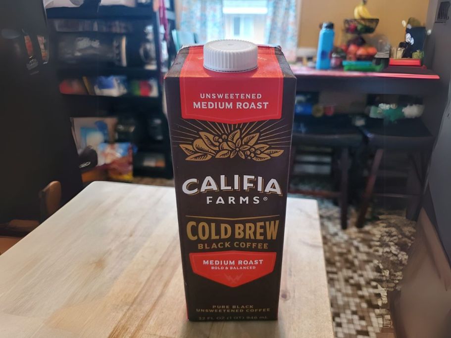 Hurry! Califia Farms Cold Brew Coffee 32oz 6-Pack Just $18.55 Shipped on Amazon