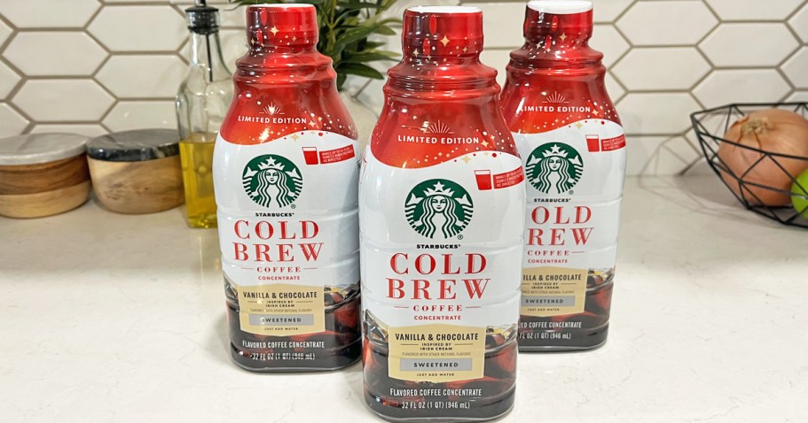 Starbucks Cold Brew Concentrate 32oz Only $4 on Target.com (Reg. $8)