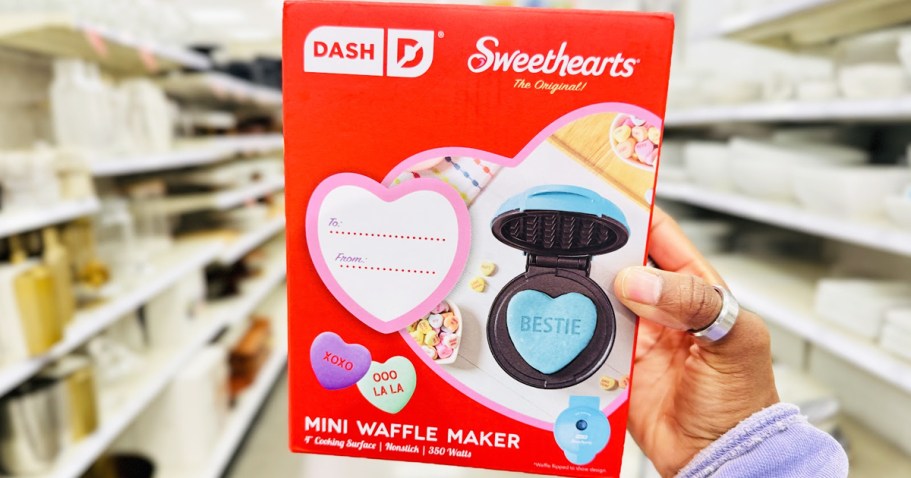 Dash Sweethearts Mini Waffle Maker from $6.99 on Kohls.com (Regularly $25)