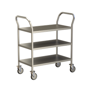 3 Shelf Clearing Trolley