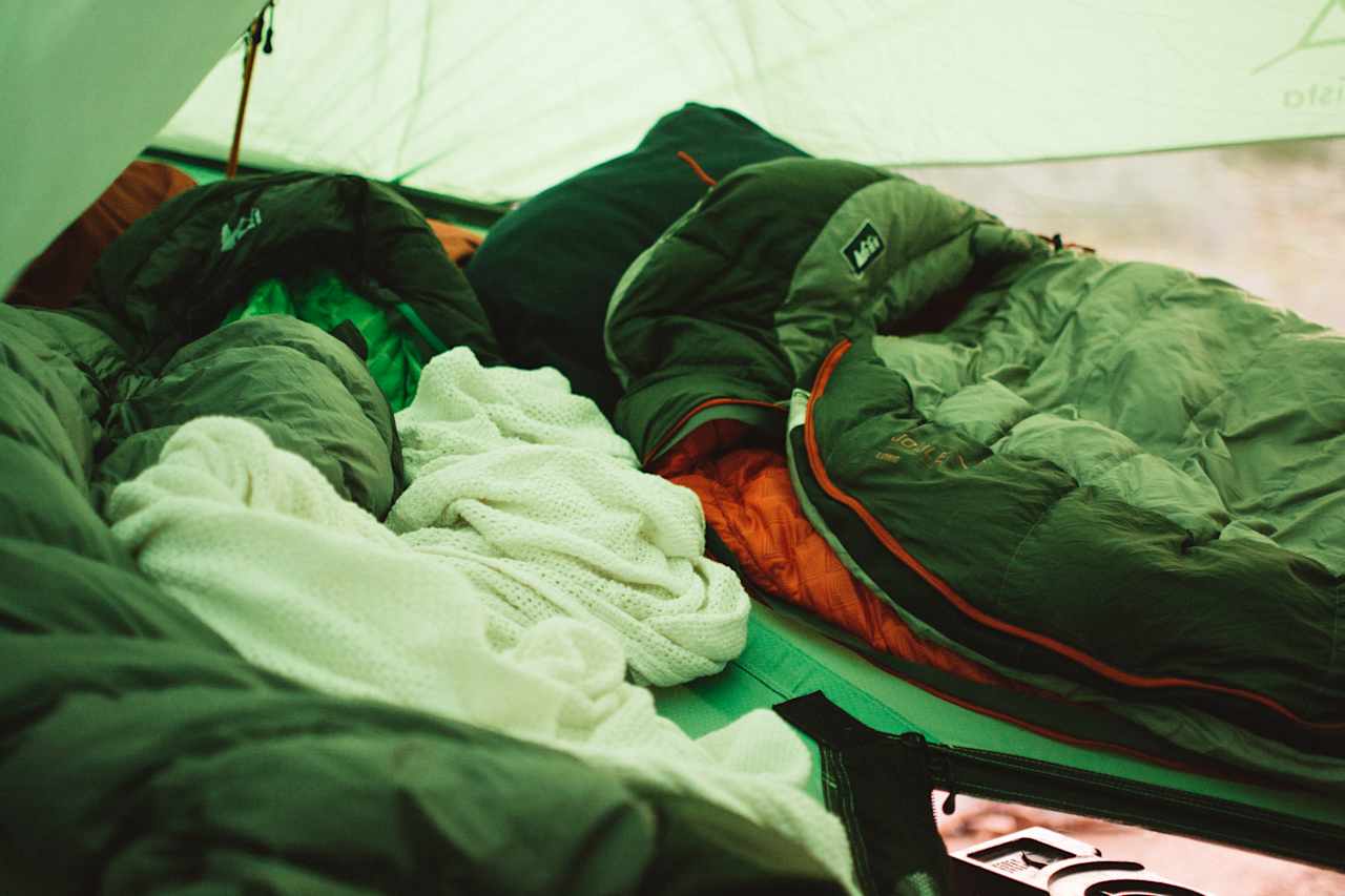 Sleeping in a Tentsile is a unique experience if you're not afraid of heights! It's like sleeping on a trampoline/hammock, comfortable for 2-3 people. We'd recommend two, so that you've got to store some things in the tent with you. 