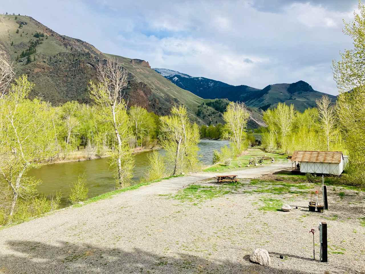 Walk out your front door to the sounds of the river!