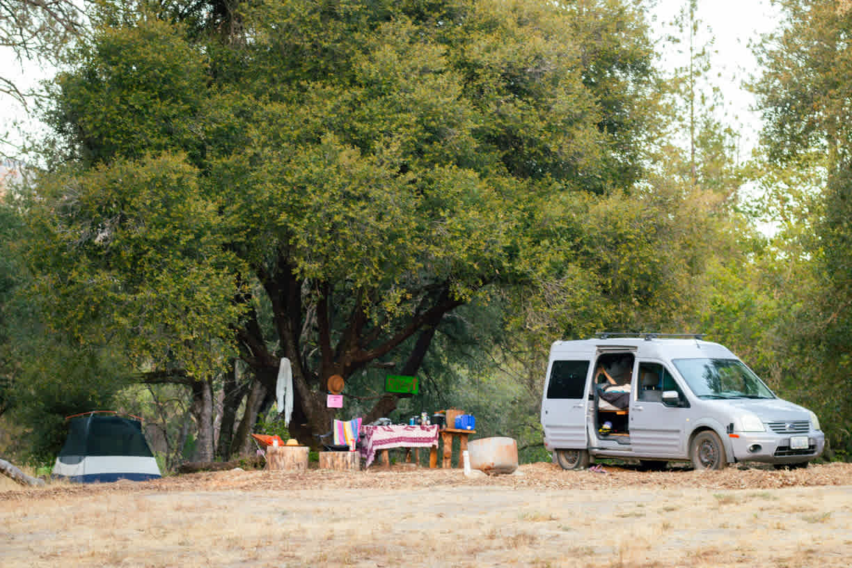 campsite 2 with room for multiple tents/cars