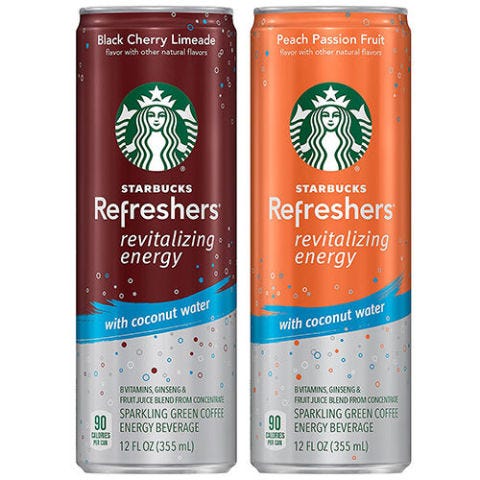 Starbucks Refreshers with Coconut Water