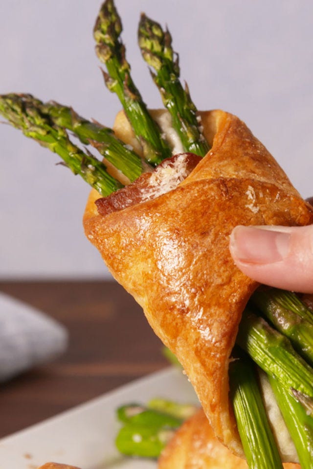 bacon asparagus crescents