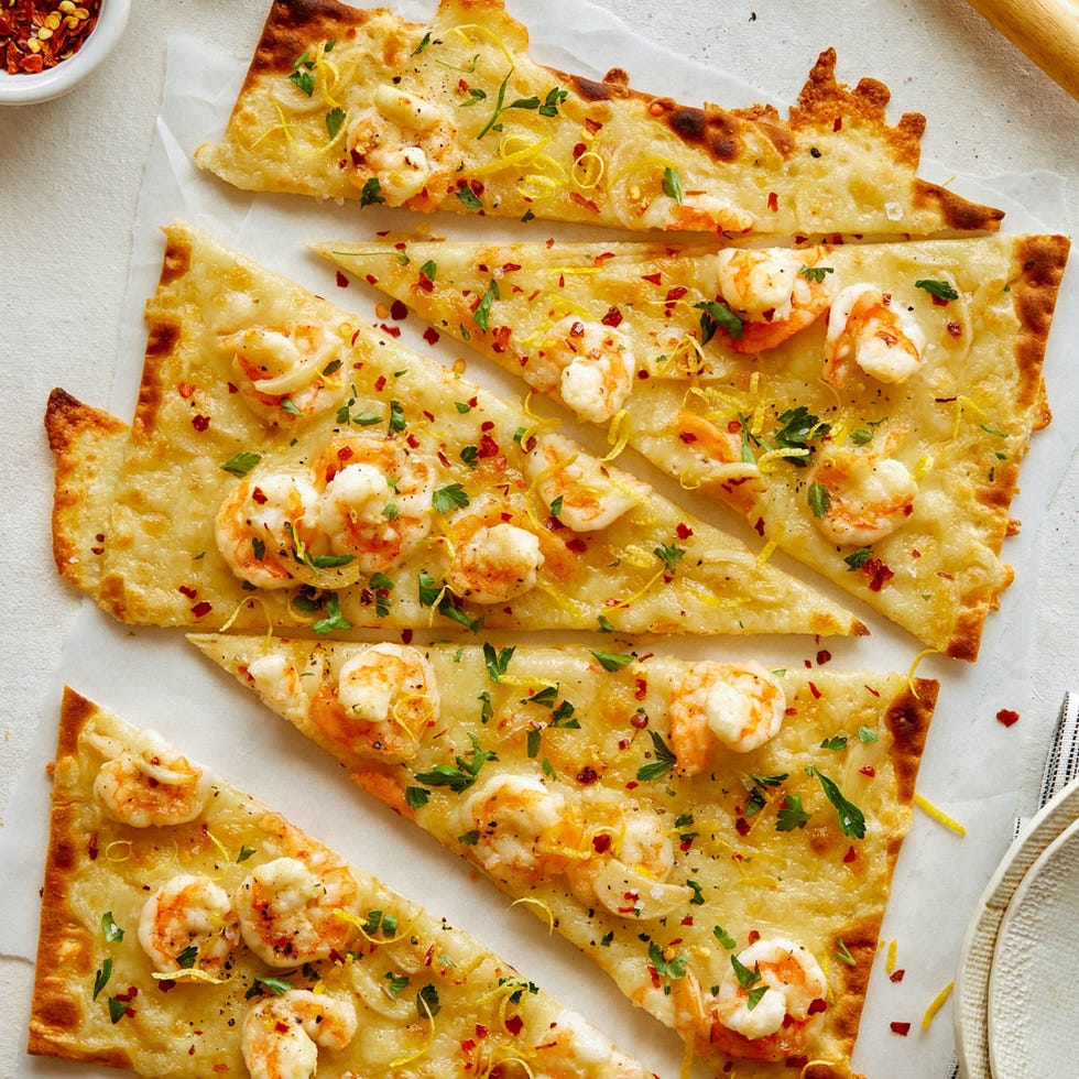 shrimp scampi flatbread vertical