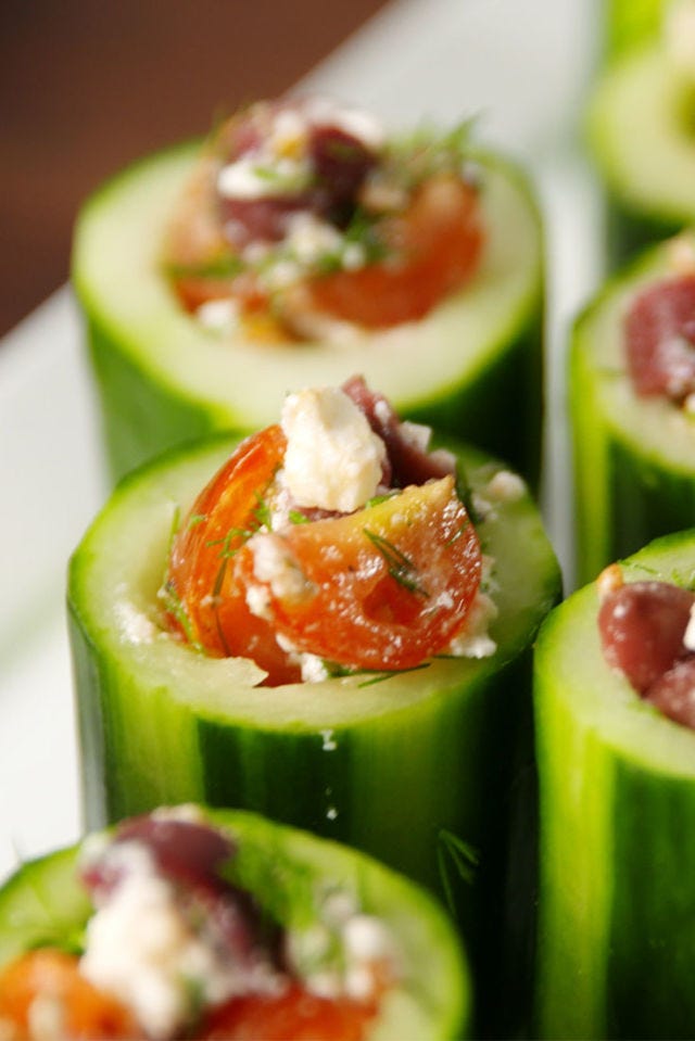 greek cucumber cups