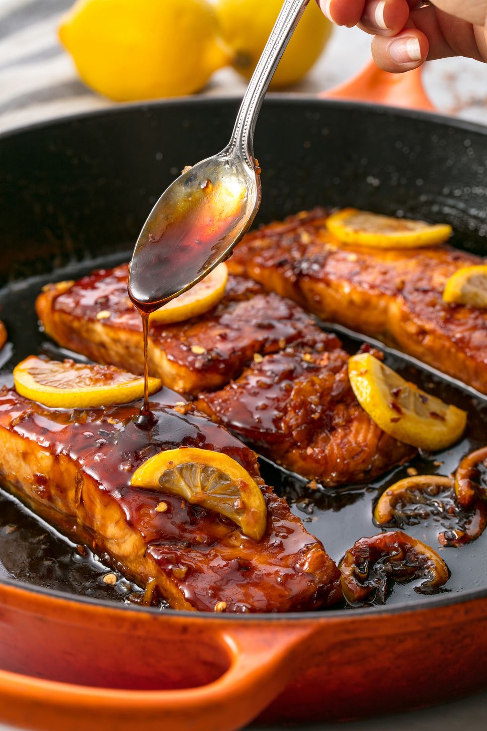 honey garlic glazed salmon