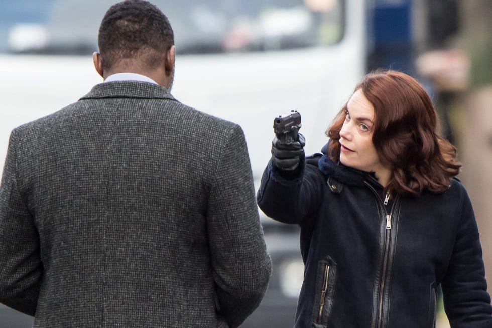 NO REUSE, Ruth Wilson, Idris Elba, Luther, Series 5, filming