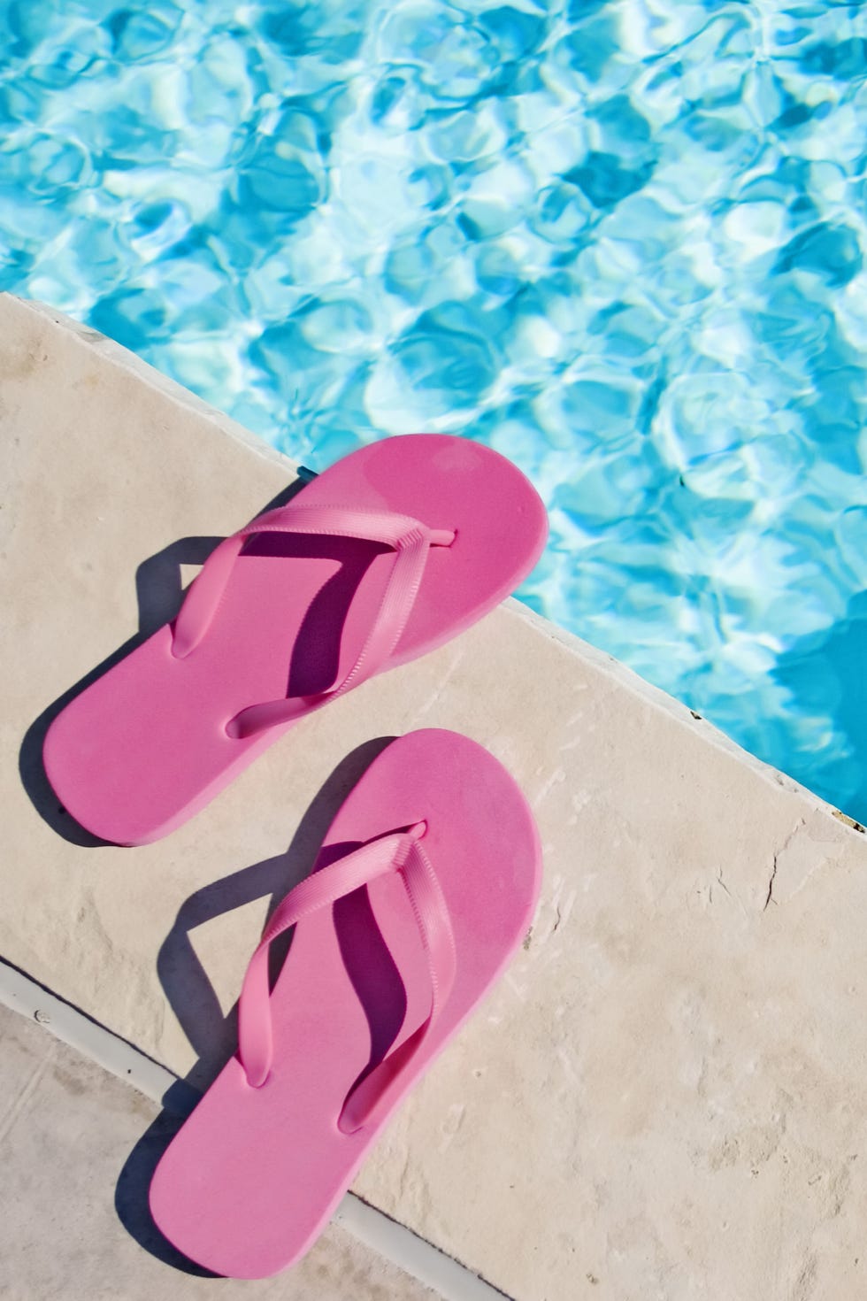 pink flip-flops