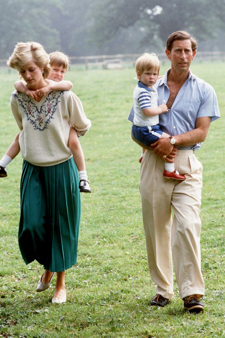 Princess Diana Family Photos - Princess Diana, Prince William, and ...