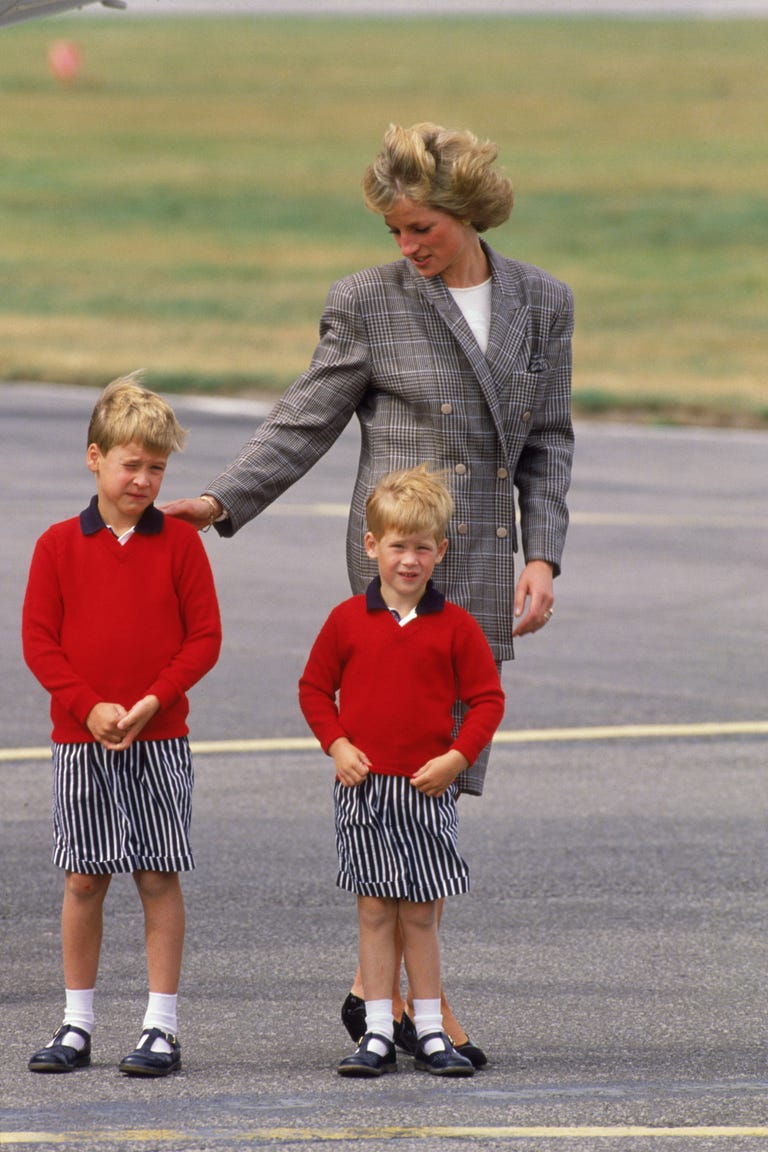 Princess Diana Family Photos - Princess Diana, Prince William, and ...