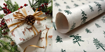 sustainable holiday wrapping paper