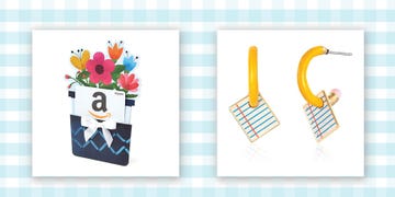 amazon gift card and pencil earrings