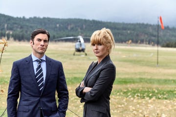 kelly reilly and wes bentley on yellowstone