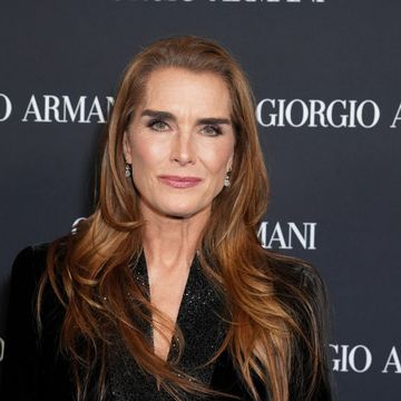 brooke shields at giorgio armani rtw spring 2025