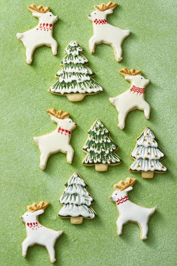 reindeer and tree cookies