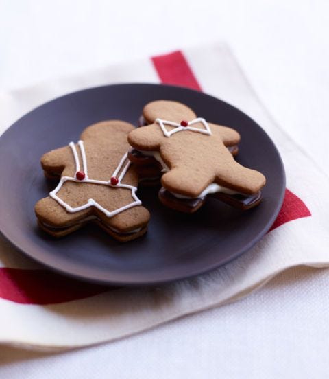 christmas treats gingerbread men s mores