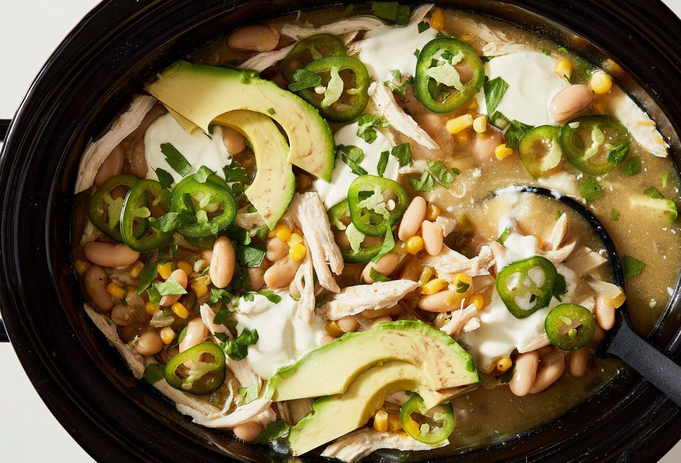 delish crockpot white chicken chili