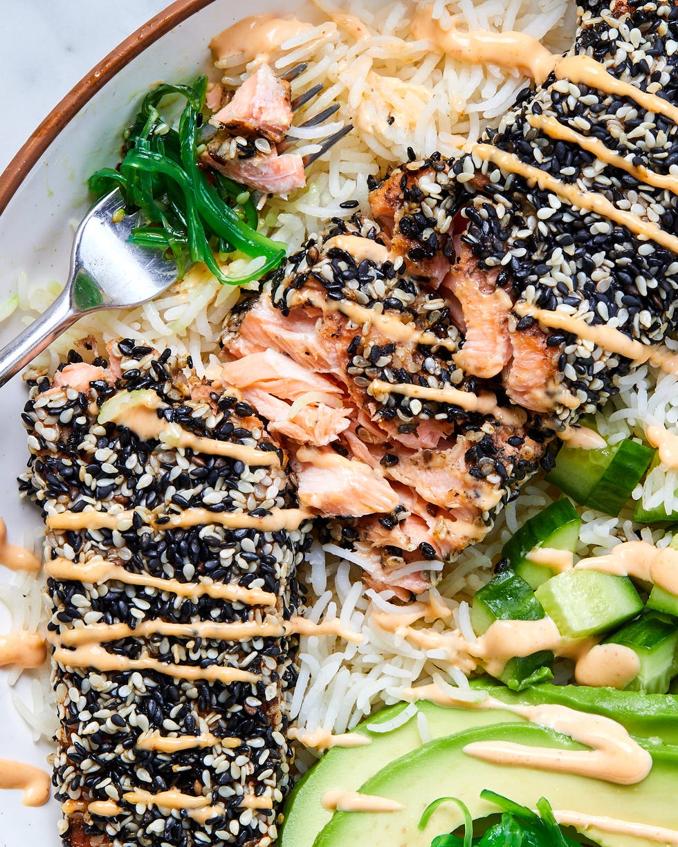 spicy sesame salmon