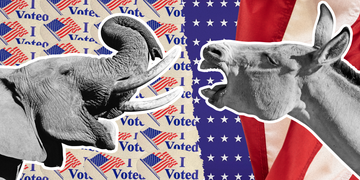 elephant and donkey election