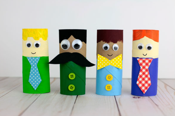 fathers day crafts paper roll dads